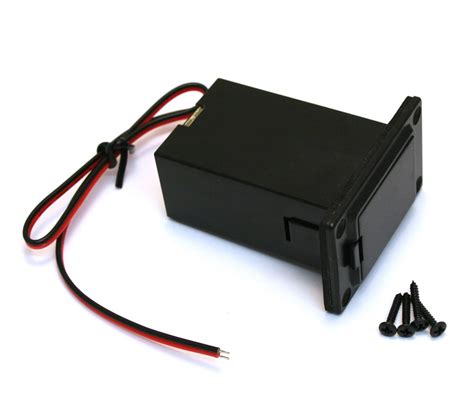 how to attach electrical box to guitar|battery box for guitar.